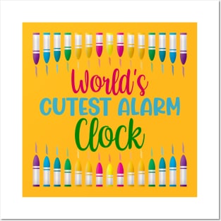 World's Cutest Alarm Clock Posters and Art